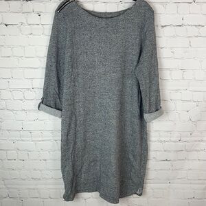 Merona Gray Sweater Dress Size Large